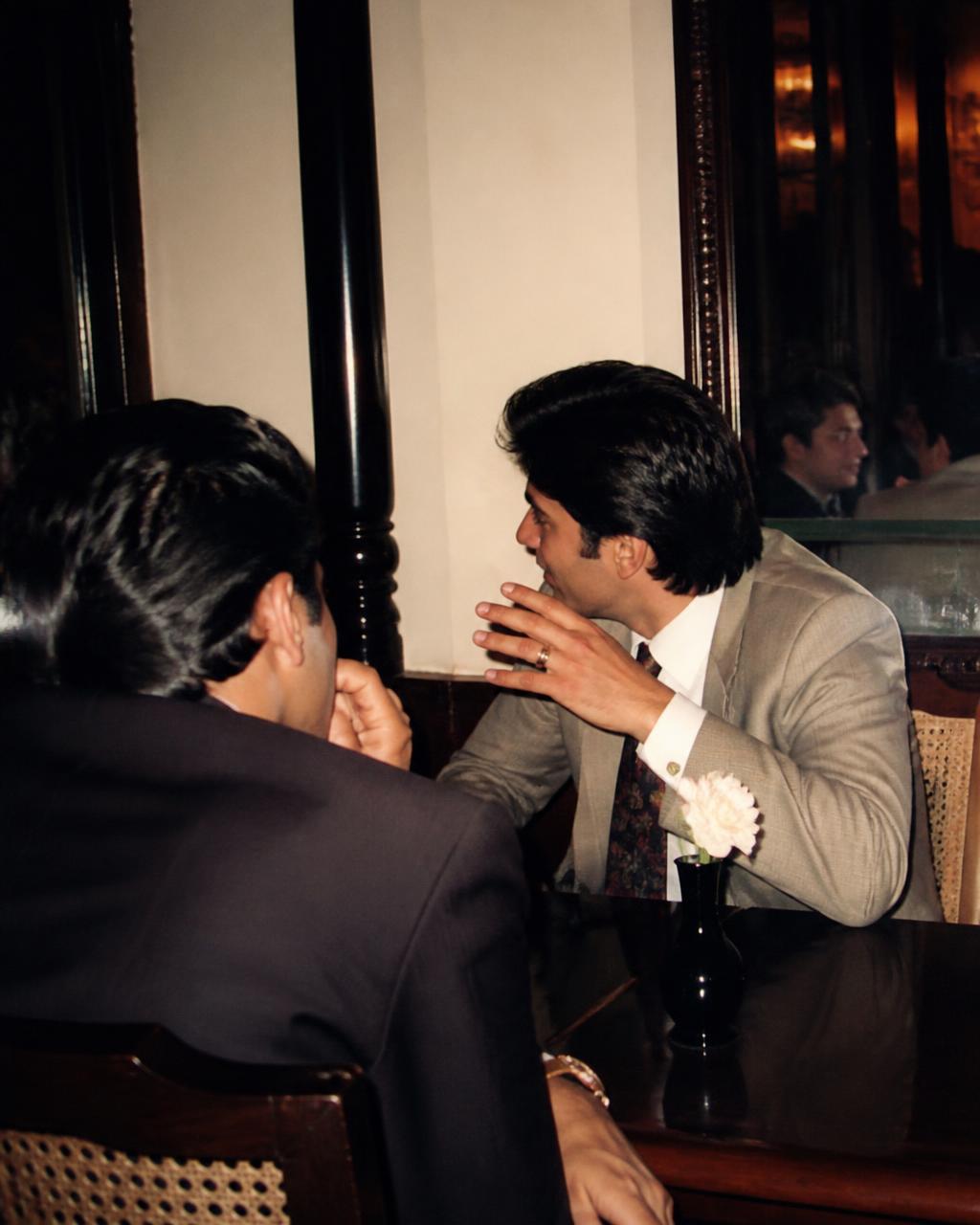 Friends in conversation at Bia Species